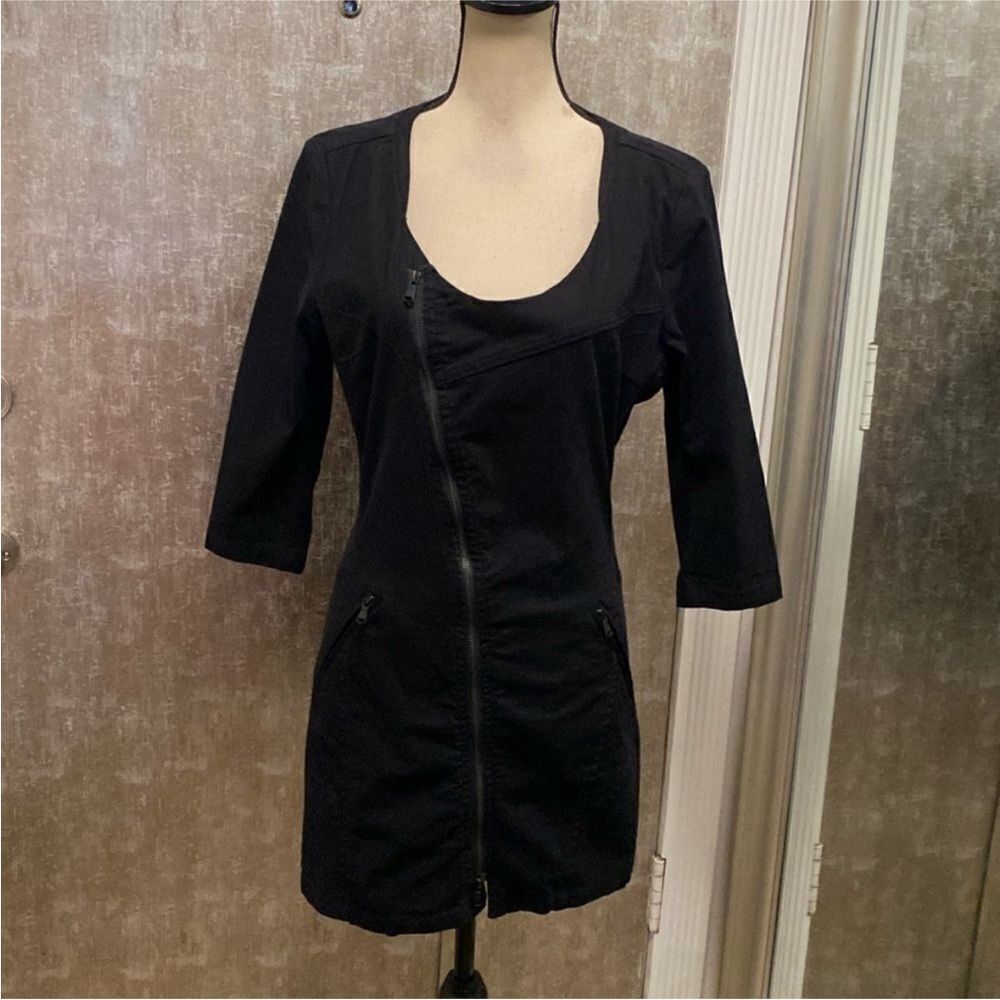 Diesel Black denim dress, M
